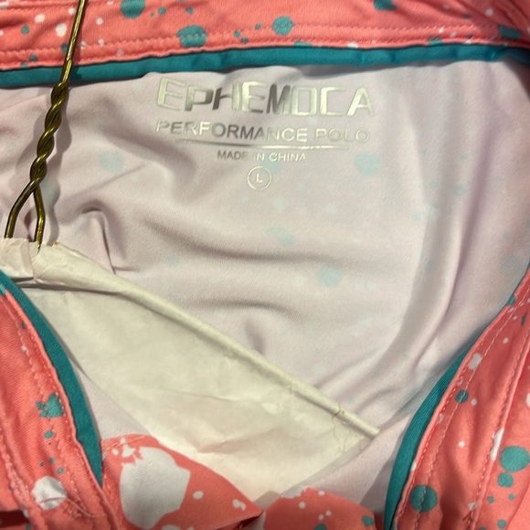 Two large brand new Ephemoca performance GOLF polo’= BUNDLE= #2 shirts. - Picture 4 of 7